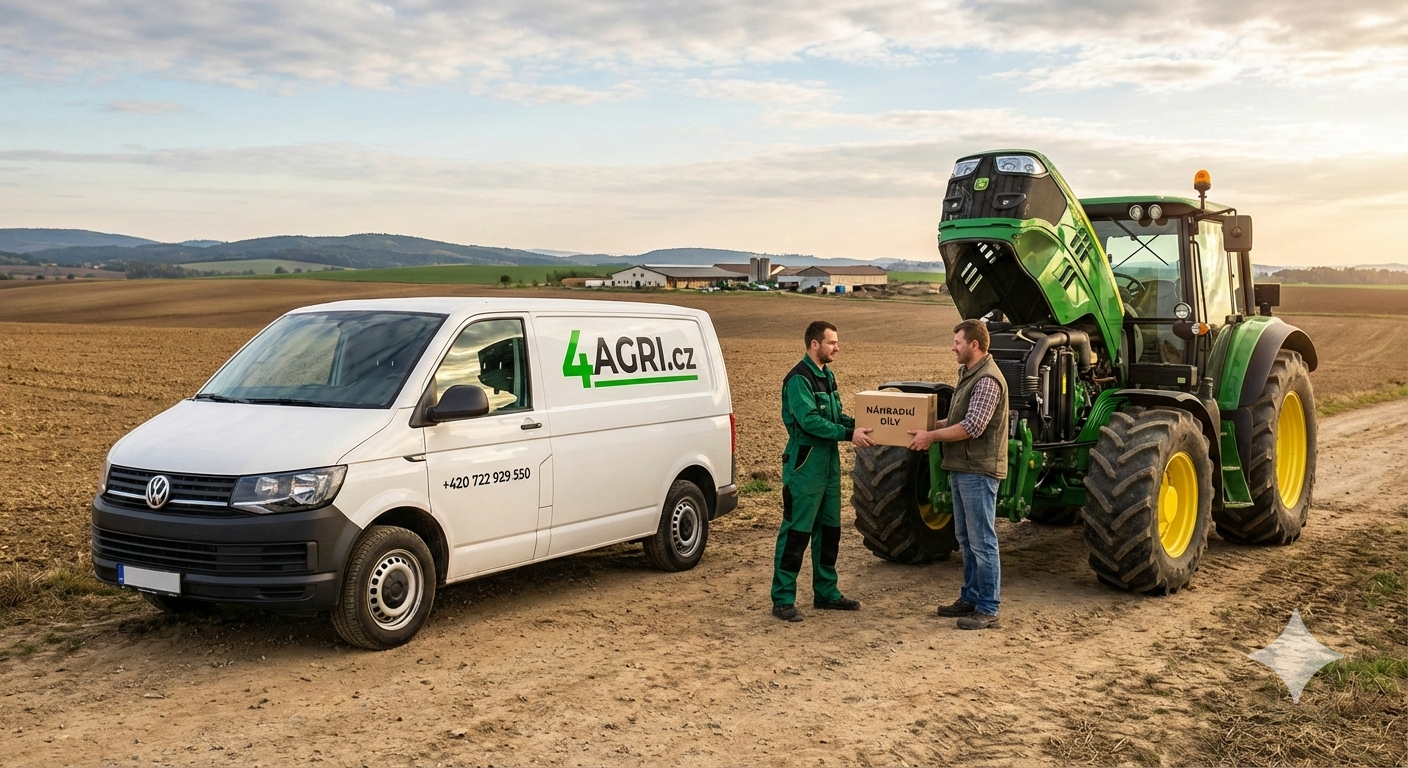 Doprava dílů až na vaší farmu